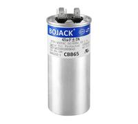 BOJACK 45uf 370 450 V AC CBB65 Motor y ventilador Arranque redondo Condensador 45 MFD 10000 AFC