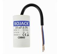 BOJACK CBB60 10uf 450V 50/60HZ Condensador de arranque Motor, condensador de funcionamiento del motor, SH Condensadores, Condensador de supresión, con alambre