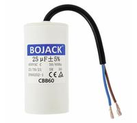 BOJACK CBB60 25uf 450V 50/60HZ Condensador de arranque Motor, condensador de funcionamiento del motor, SH Condensadores, Condensador de supresión, con alambre