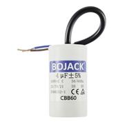 BOJACK CBB60 4uf 450V 50/60HZ Condensador de arranque Motor, condensador de funcionamiento del motor, SH Condensadores, Condensador de supresión, con alambre