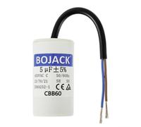 BOJACK CBB60 5uf 450V 50/60HZ Condensador de arranque Motor, condensador de funcionamiento del motor, SH Condensadores, Condensador de supresión, con alambre