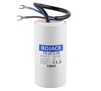 BOJACK CBB60 70uf 450V 50/60HZ Condensador de arranque Motor, condensador de funcionamiento del motor, SH Condensadores, Condensador de supresión, con alambre