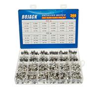BOJACK - Juego de fusibles de vidrio de soplado rápido, 24 valores, 5 x 20 mm, 250 V, 0,25, 0,5, 1, 2, 3, 4, 5, 8, 10, 12, 15, 20 A, 6 x 30 mm, 250 V, 0,5 1, 2, 3, 4, 5, 6, 7, 8, 10, 15, 20 A, en una caja de plástico transparente
