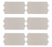 BOJACK Placa de Mica Universal Piezas de Horno de Microondas Cubierta de Guía de Ondas 117×64mm (Paquete de 6 Piezas)
