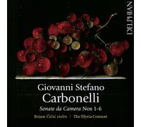 Bojan Cicic (violín), The Illyria Consort - Sonate da Camera Nos 1-6