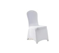 BOJHGO 12/30/50/100 Uds Funda for Silla de Boda elástica Licra for Restaurante Banquete Hotel Comedor Fiesta for Blanca para Banquetes(White 30pcs)