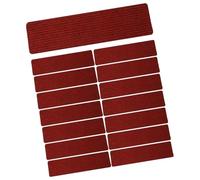 BOJHGO 15Pcs Non Slip Carpet Stair Treads Skid Rug Resistant Indoor Runner for Kids Elders and Pets Hogar y Cocina(Red)