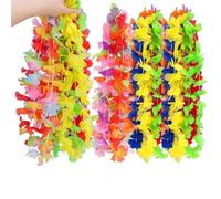 BOJHGO Guirnalda de Flores Artificiales Hawaianas 20 o 30 Piezas, cumpleaños for niños, for Playa, Verano, Bodas, Fiestas y decoración DIY(Color B,20PCS)
