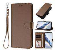bojioderf Compatible con Cricket Icon Pro 2026,Compatible con AT&T Motivate Pro 2 5G Funda Protectora con Ranura para Tarjetas, Cierre magnético y Soporte Brown
