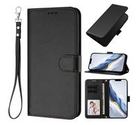 bojioderf Compatible con Fairphone 5 Funda Protectora con Ranura para Tarjetas, Cierre magnético y Soporte Black