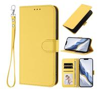 bojioderf Compatible con Fairphone 6 / Gen. 6 Funda Protectora con Ranura para Tarjetas, Cierre magnético y Soporte Yellow
