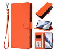 bojioderf Compatible con Sony Xperia 5 IV 5G,Compatible con Sony Xperia 5 IV 5G Funda Protectora con Ranura para Tarjetas, Cierre magnético y Soporte Orange