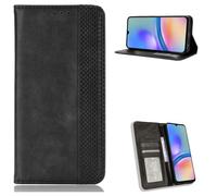 bojioderf Compatible con TCL 501 4G T433D Funda,Ranuras para Tarjetas Flip Kickstand Cierre magnético Cartera Funda de teléfono Black