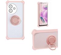 bojioderf Funda Compatible para Att At&T Sn333A Funda Case Carcasa Soporte Cover [con 9H Dureza HD Protector Pantalla] PC + Silicona Soporte CSKB-Fen