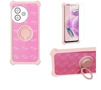 bojioderf Funda Compatible para Att At&T Sn333A Funda Case Carcasa Soporte Cover [con 9H Dureza HD Protector Pantalla] PC + Silicona Soporte TZZH-Fen