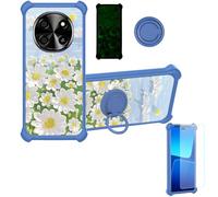 bojioderf Funda Compatible para Blackview Oscal Tiger 8 Funda Case Carcasa Soporte Cover [con 9H Dureza HD Protector Pantalla] PC + Silicona Soporte YGL-CJ