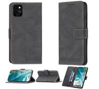 bojioderf Funda Compatible para Energizer U506S Case Carcasa Soporte [con 9H Dureza HD Protector Pantalla] BF09 Black