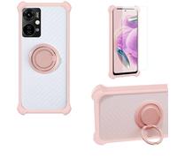 bojioderf Funda Compatible para Energizer Ultimate U652S Funda Case Carcasa Soporte Cover [con 9H Dureza HD Protector Pantalla] PC + Silicona Soporte CSKB-Fen