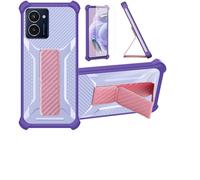 bojioderf Funda Compatible para Hmd Pulse 5G Funda Carcasa Case Cover [con Protector de Pantalla de Cristal Templado] Híbrida [Soporte Plegable Magnético] Púrpura