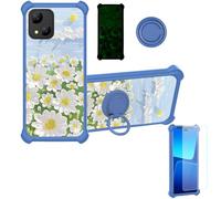 bojioderf Funda Compatible para Logic L55v Funda Case Carcasa Soporte Cover [con 9H Dureza HD Protector Pantalla] PC + Silicona Soporte YGL-CJ