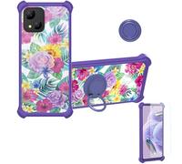 bojioderf Funda Compatible para Logic L55v Funda Case Carcasa Soporte Cover [con 9H Dureza HD Protector Pantalla] PC + Silicona Soporte IMDZ-HUA1