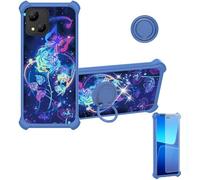 bojioderf Funda Compatible para Logic L55v Funda Case Carcasa Soporte Cover [con 9H Dureza HD Protector Pantalla] PC + Silicona Soporte IMDL-LMG