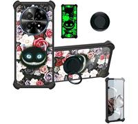 bojioderf Funda Compatible para Logic L66F Funda Case Carcasa Soporte Cover [con 9H Dureza HD Protector Pantalla] PC + Silicona Soporte YGH-LZM
