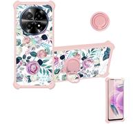 bojioderf Funda Compatible para Logic L66F Funda Case Carcasa Soporte Cover [con 9H Dureza HD Protector Pantalla] PC + Silicona Soporte IMDF-HUA3