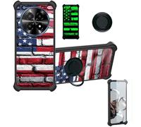 bojioderf Funda Compatible para Logic L66F Funda Case Carcasa Soporte Cover [con 9H Dureza HD Protector Pantalla] PC + Silicona Soporte YGH-GQ