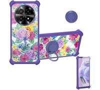 bojioderf Funda Compatible para Logic L66F Funda Case Carcasa Soporte Cover [con 9H Dureza HD Protector Pantalla] PC + Silicona Soporte IMDZ-HUA1