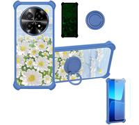 bojioderf Funda Compatible para Logic L66F Funda Case Carcasa Soporte Cover [con 9H Dureza HD Protector Pantalla] PC + Silicona Soporte YGL-CJ