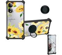 bojioderf Funda Compatible para Nubia Neo 2 5G Case Carcasa Soporte Cover [con 9H Dureza HD Protector Pantalla] PC + Silicona Soporte DYH-XRK