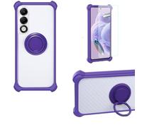 bojioderf Funda Compatible para OPPO A5M Cph2727 Funda Case Carcasa Soporte Cover [con 9H Dureza HD Protector Pantalla] PC + Silicona Soporte CSKB-ZI