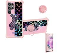 bojioderf Funda Compatible para Oukitel C61 Pro Funda Case Carcasa Soporte Cover [con 9H Dureza HD Protector Pantalla] PC + Silicona Soporte IMDF-JXX