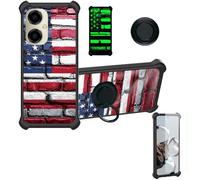 bojioderf Funda Compatible para Pinwheel Genesis 3 Funda Case Carcasa Soporte Cover [con 9H Dureza HD Protector Pantalla] PC + Silicona Soporte YGH-GQ