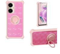 bojioderf Funda Compatible para Pinwheel Genesis 3 Funda Case Carcasa Soporte Cover [con 9H Dureza HD Protector Pantalla] PC + Silicona Soporte TZZH-Fen
