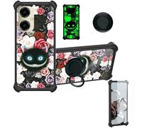 bojioderf Funda Compatible para Pinwheel Genesis 3 Funda Case Carcasa Soporte Cover [con 9H Dureza HD Protector Pantalla] PC + Silicona Soporte YGH-LZM