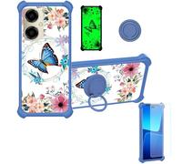bojioderf Funda Compatible para Pinwheel Genesis 3 Funda Case Carcasa Soporte Cover [con 9H Dureza HD Protector Pantalla] PC + Silicona Soporte YGL-LHD