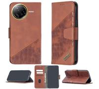 bojioderf Funda Compatible para Poco F7 Ultra Funda Case Carcasa Soporte [con 9H Dureza HD Protector Pantalla] BF04 Brown