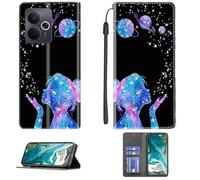 bojioderf Funda Compatible para Realme 14T 5G Funda Case Carcasa Soporte [con 9H Dureza HD Protector Pantalla] CPT41