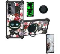 bojioderf Funda Compatible para Realme C73 5G Rmx3945 Funda Case Carcasa Soporte Cover [con 9H Dureza HD Protector Pantalla] PC + Silicona Soporte YGH-LZM
