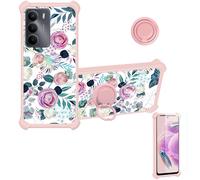 bojioderf Funda Compatible para Realme C73 5G Rmx3945 Funda Case Carcasa Soporte Cover [con 9H Dureza HD Protector Pantalla] PC + Silicona Soporte IMDF-HUA3