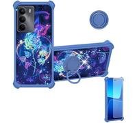 bojioderf Funda Compatible para Realme C73 5G Rmx3945 Funda Case Carcasa Soporte Cover [con 9H Dureza HD Protector Pantalla] PC + Silicona Soporte IMDL-LMG