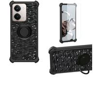 bojioderf Funda Compatible para Realme P3 Ultra 5G Funda Case Carcasa Soporte Cover [con 9H Dureza HD Protector Pantalla] PC + Silicona Soporte TZZH-Hei