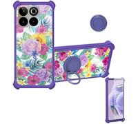 bojioderf Funda Compatible para Spc Discovery 3 Pro Funda Case Carcasa Soporte Cover [con 9H Dureza HD Protector Pantalla] PC + Silicona Soporte IMDZ-HUA1
