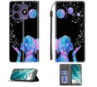 bojioderf Funda Compatible para Symphony Z72 Funda Case Carcasa Soporte [con 9H Dureza HD Protector Pantalla] CPT41