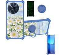 bojioderf Funda Compatible para TCL 50 XL Nxtpaper 5G T704Sp Funda Case Carcasa Soporte Cover [con 9H Dureza HD Protector Pantalla] PC + Silicona Soporte YGL-CJ