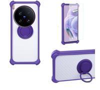 bojioderf Funda Compatible para Vivo X200 Ultra V2454Da V2454A Funda Case Carcasa Soporte Cover [con 9H Dureza HD Protector Pantalla] PC + Silicona Soporte CSKB-ZI