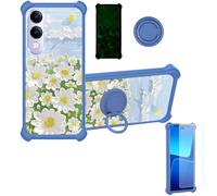 bojioderf Funda Compatible para Vivo Y19S GT 5G V2526 Funda Case Carcasa Soporte Cover [con 9H Dureza HD Protector Pantalla] PC + Silicona Soporte YGL-CJ