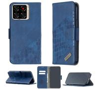 bojioderf Funda Compatible para Zte Blade A56 Funda Case Carcasa Soporte [con 9H Dureza HD Protector Pantalla] BF04 Blue